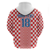 Custom Croatia Football Hoodie Vatreni Hrvatska Sporty Style - Wonder Print Shop
