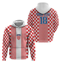 Custom Croatia Football Hoodie Vatreni Hrvatska Sporty Style - Wonder Print Shop
