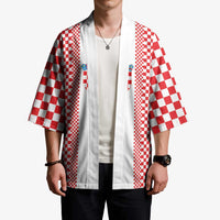 Custom Croatia Football Kimono Vatreni Hrvatska Sporty Style - Wonder Print Shop
