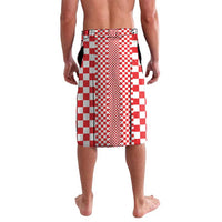 Custom Croatia Football Lavalava Vatreni Hrvatska Sporty Style - Wonder Print Shop
