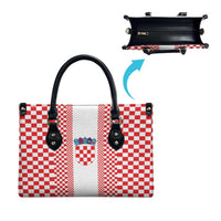 Croatia Football Leather Bag Vatreni Hrvatska Sporty Style - Wonder Print Shop