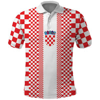 Custom Croatia Football Polo Shirt Vatreni Hrvatska Sporty Style - Wonder Print Shop