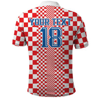 Custom Croatia Football Polo Shirt Vatreni Hrvatska Sporty Style - Wonder Print Shop