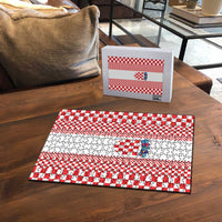 Croatia Football Puzzle Vatreni Hrvatska Sporty Style - Wonder Print Shop