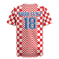 Custom Croatia Football Rugby Jersey Vatreni Hrvatska Sporty Style - Wonder Print Shop