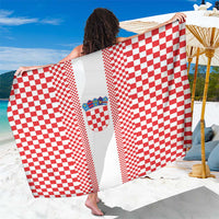Croatia Football Sarong Vatreni Hrvatska Sporty Style - Wonder Print Shop