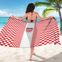 Croatia Football Sarong Vatreni Hrvatska Sporty Style - Wonder Print Shop