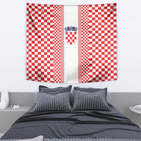 Croatia Football Tapestry Vatreni Hrvatska Sporty Style - Wonder Print Shop