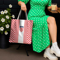 Croatia Football Tote Bag Vatreni Hrvatska Sporty Style - Wonder Print Shop