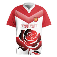 Custom England Rugby Rugby Jersey Red Rose Sporty Style - Wonder Print Shop