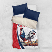Personalized France Bedding Set French Rooster With Eiffel Tower - Wonder Print Shop