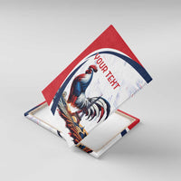 Personalized France Canvas Wall Art French Rooster With Eiffel Tower - Wonder Print Shop