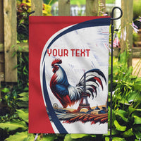 Personalized France Garden Flag French Rooster With Eiffel Tower - Wonder Print Shop
