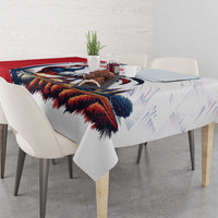 Personalized France Tablecloth French Rooster With Eiffel Tower - Wonder Print Shop
