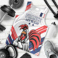 Custom French Football Men Tank Top France Rooster Mascot Come On Champions - Wonder Print Shop