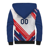 Custom French Football Sherpa Hoodie France Rooster Mascot Come On Champions - Wonder Print Shop