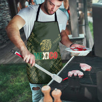 Mexico Football Apron Aztec Pattern Eagle - Wonder Print Shop