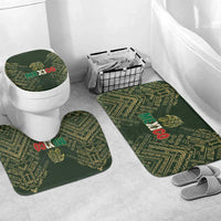 Mexico Football Bathroom Set Aztec Pattern Eagle - Wonder Print Shop