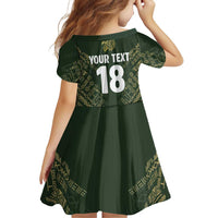 Custom Mexico Football Family Matching Off Shoulder Maxi Dress and Hawaiian Shirt Aztec Pattern Eagle - Wonder Print Shop