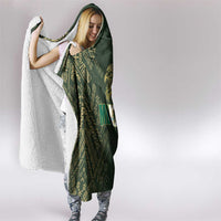 Mexico Football Hooded Blanket Aztec Pattern Eagle - Wonder Print Shop