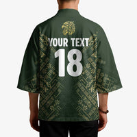 Custom Mexico Football Kimono Aztec Pattern Eagle - Wonder Print Shop
