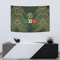 Mexico Football Tapestry Aztec Pattern Eagle - Wonder Print Shop