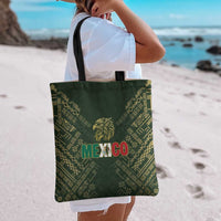 Mexico Football Tote Bag Aztec Pattern Eagle - Wonder Print Shop