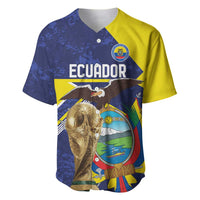 Ecuador Football Custom Baseball Jersey Road To World Cup 2026 - Wonder Print Shop