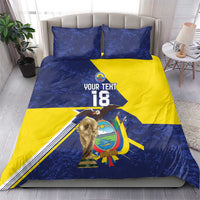 Ecuador Football Custom Bedding Set Road To World Cup 2026 - Wonder Print Shop