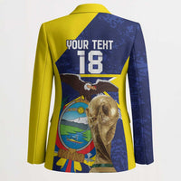 Ecuador Football Custom Blazer Road To World Cup 2026 - Wonder Print Shop