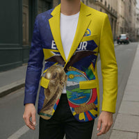 Ecuador Football Custom Blazer Road To World Cup 2026 - Wonder Print Shop