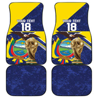 Ecuador Football Custom Car Mats Road To World Cup 2026 - Wonder Print Shop