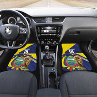 Ecuador Football Custom Car Mats Road To World Cup 2026 - Wonder Print Shop