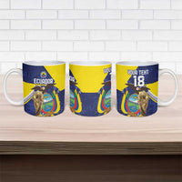 Ecuador Football Custom Ceramic Mug Road To World Cup 2026 - Wonder Print Shop