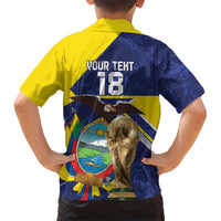 Ecuador Football Custom Family Matching Tank Maxi Dress and Hawaiian Shirt Road To World Cup 2026 - Wonder Print Shop