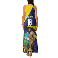 Ecuador Football Custom Family Matching Tank Maxi Dress and Hawaiian Shirt Road To World Cup 2026 - Wonder Print Shop