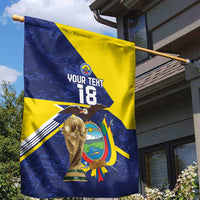 Ecuador Football Custom Garden Flag Road To World Cup 2026 - Wonder Print Shop