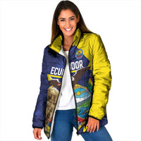 Ecuador Football Custom Padded Jacket Road To World Cup 2026 - Wonder Print Shop
