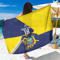 Ecuador Football Custom Sarong Road To World Cup 2026 - Wonder Print Shop