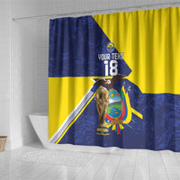 Ecuador Football Custom Shower Curtain Road To World Cup 2026 - Wonder Print Shop