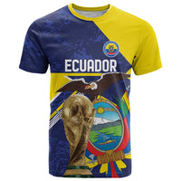 Ecuador Football Custom T Shirt Road To World Cup 2026 - Wonder Print Shop