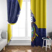 Ecuador Football Custom Window Curtain Road To World Cup 2026 - Wonder Print Shop