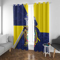 Ecuador Football Custom Window Curtain Road To World Cup 2026 - Wonder Print Shop