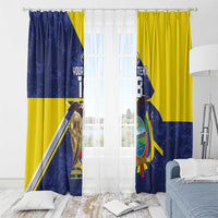 Ecuador Football Custom Window Curtain Road To World Cup 2026 - Wonder Print Shop