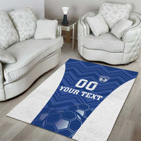 Custom Estonia Football Area Rug Eesti Jalgpallikoondis