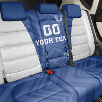 Custom Estonia Football Back Car Seat Cover Eesti Jalgpallikoondis