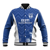 Custom Estonia Football Baseball Jacket Eesti Jalgpallikoondis