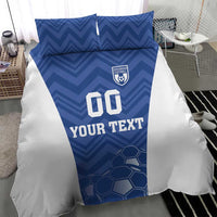 Custom Estonia Football Bedding Set Eesti Jalgpallikoondis