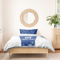 Custom Estonia Football Bedding Set Eesti Jalgpallikoondis