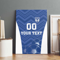 Custom Estonia Football Canvas Wall Art Eesti Jalgpallikoondis